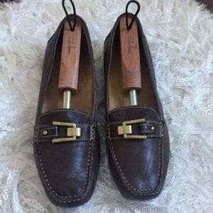 Naturalizer Loafers- Leather with Gold Bit